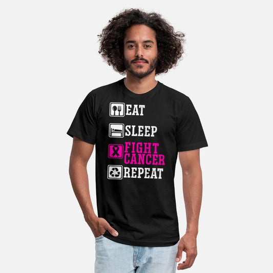 Eat Sleep Fight Cancer Repeat Breast Cancer