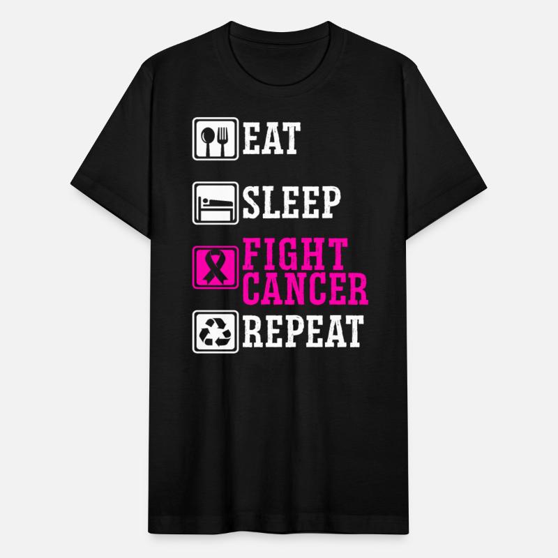 Eat Sleep Fight Cancer Repeat Breast Cancer