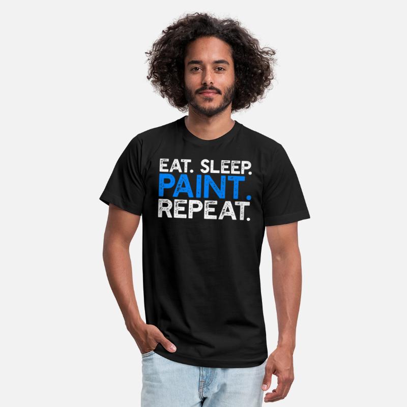 Eat Sleep Paint Repeat Funny Painter Artist Saying