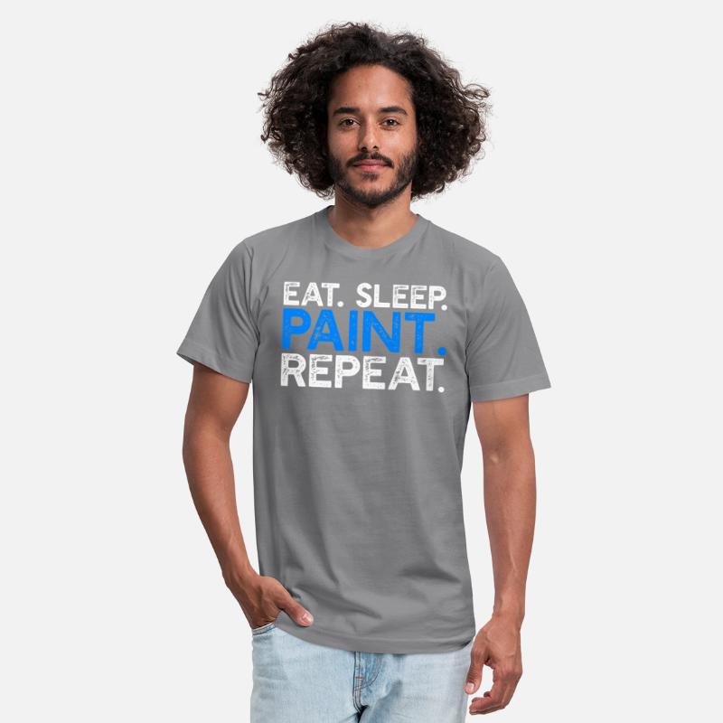 Eat Sleep Paint Repeat Funny Painter Artist Saying