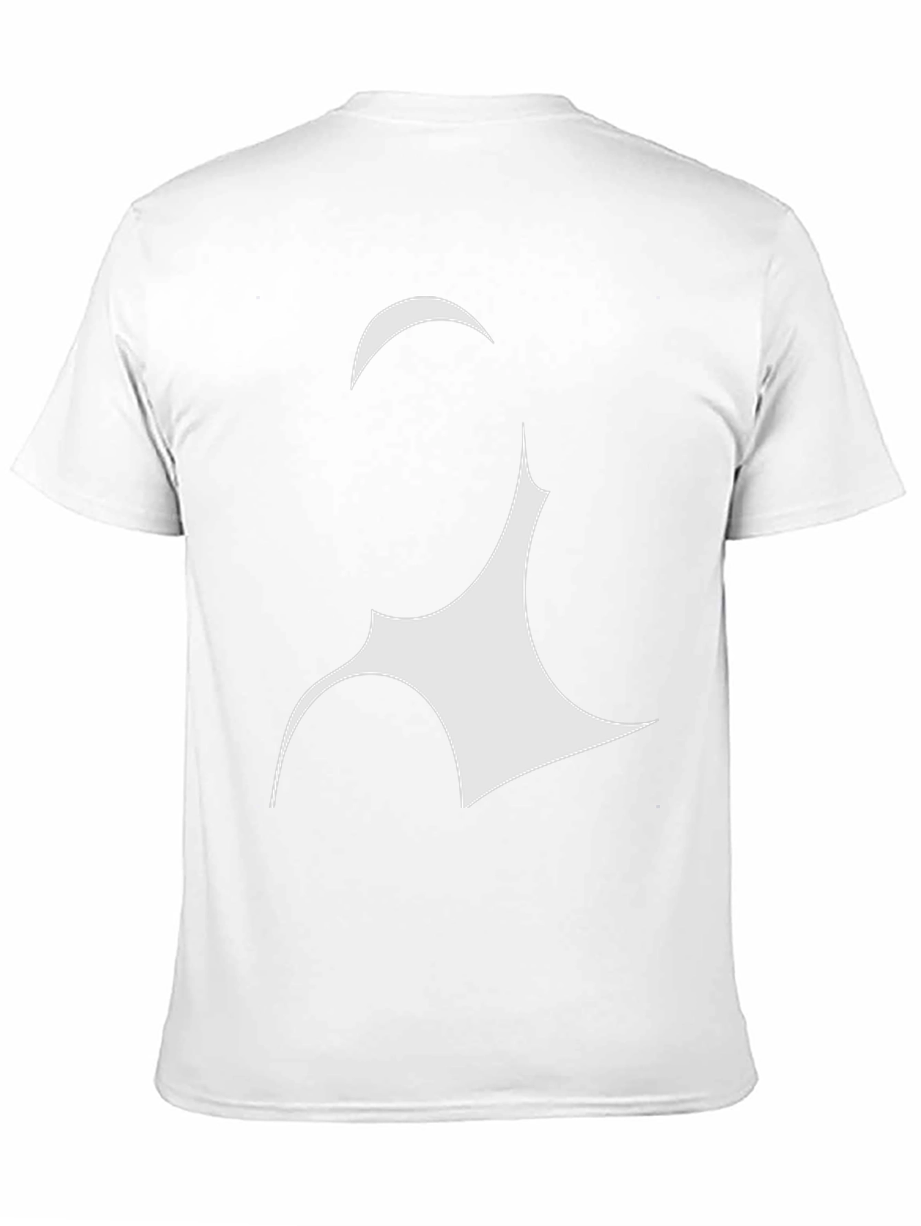 Abstract Graphic Tee - Black Cotton Blend Shirt