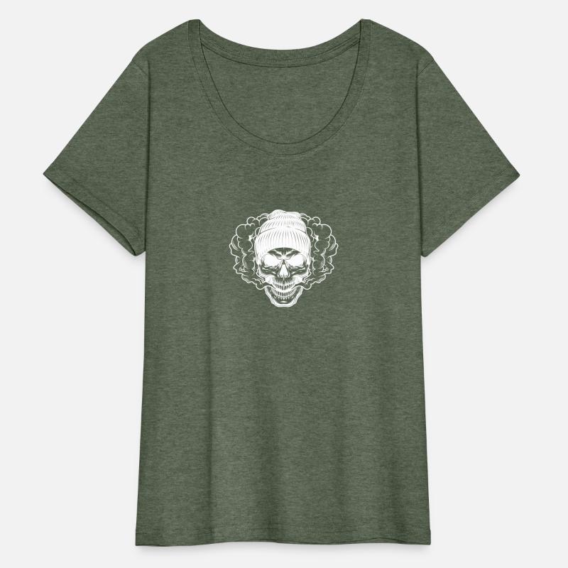 Edgy Skull Vaper Tee: Embrace the Darkness