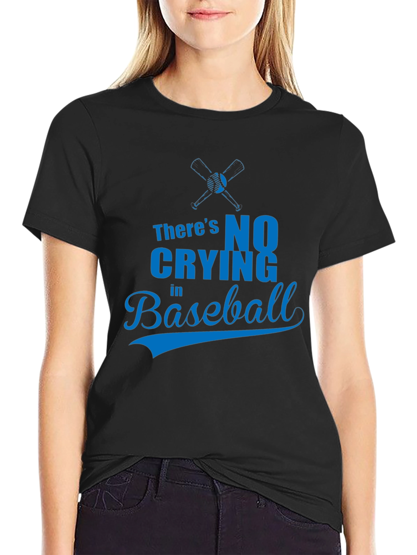 No Crying in Baseball Graphic Tee