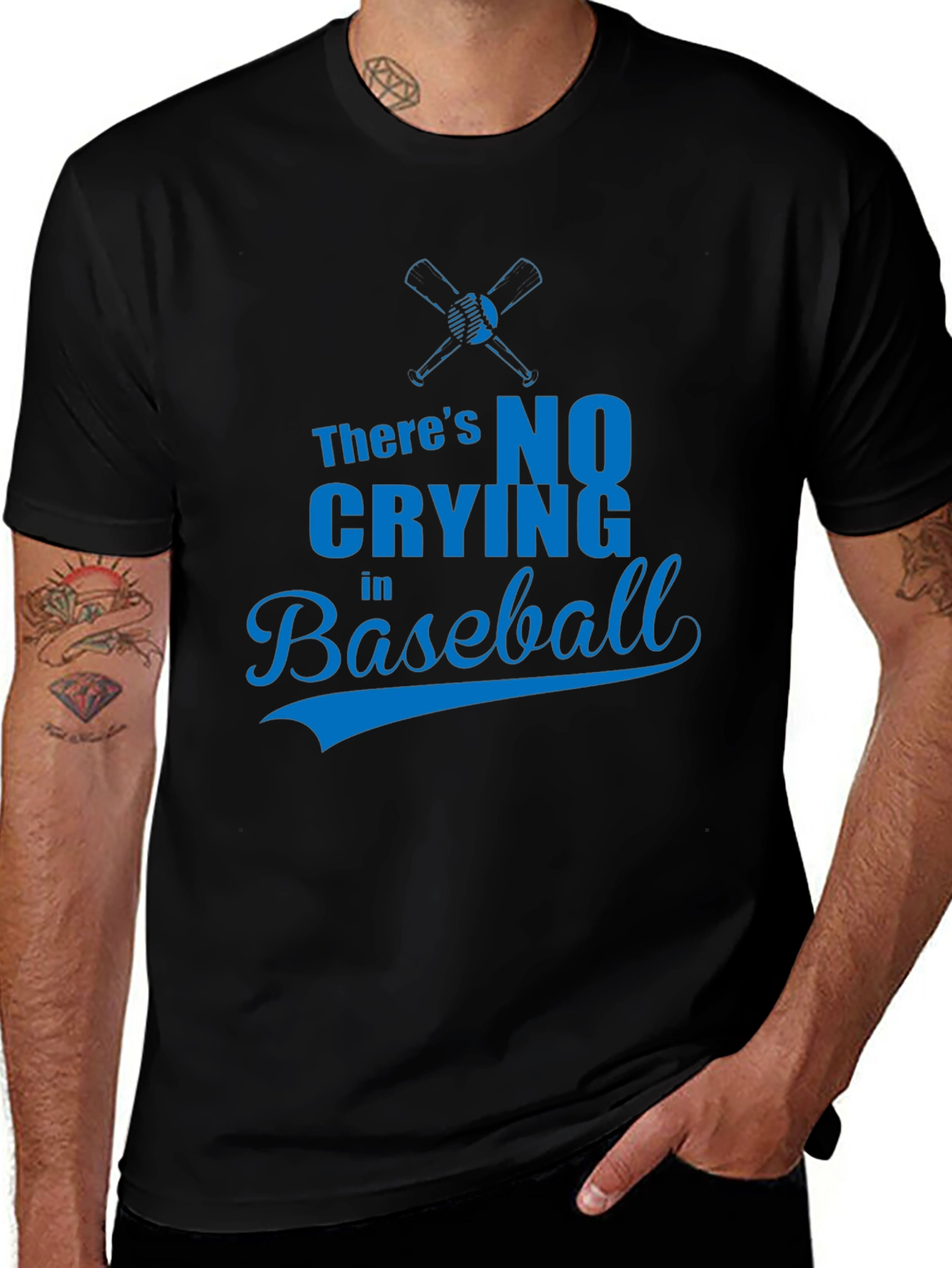 No Crying in Baseball Graphic Tee