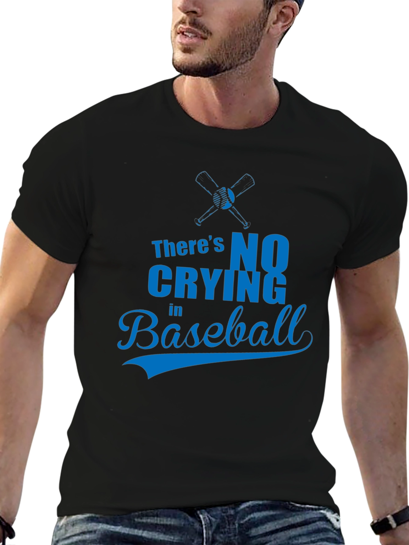 No Crying in Baseball Graphic Tee