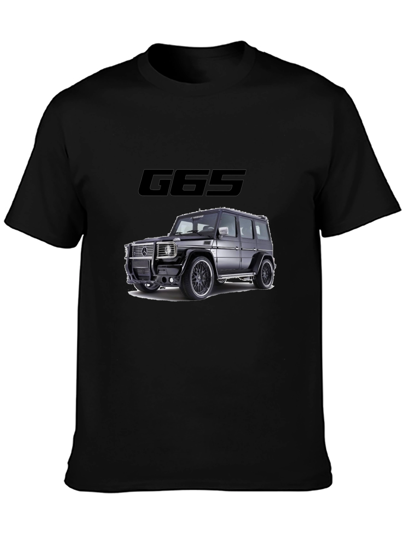 G65 Black Graphic Tee - Car Enthusiast Style