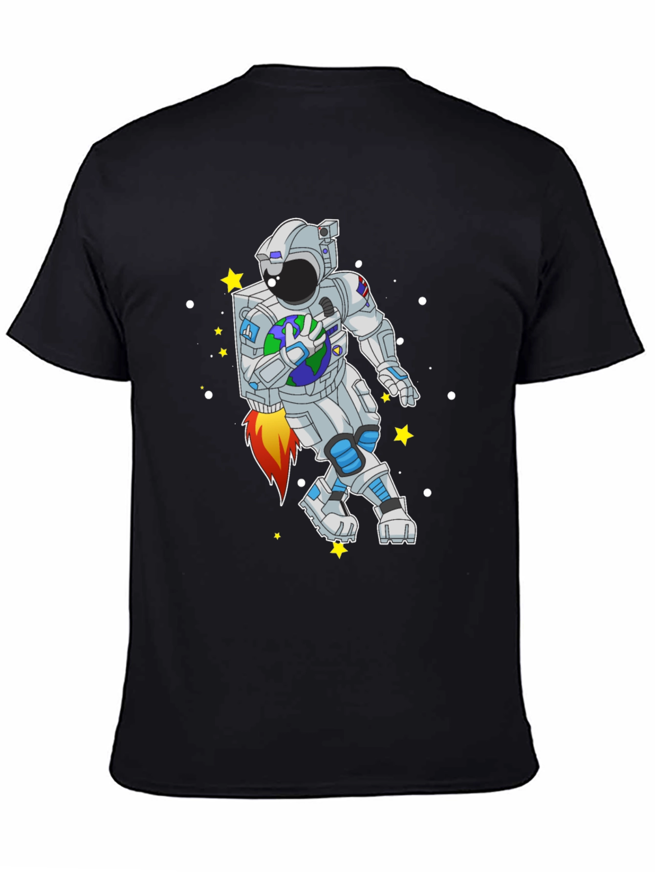 Astronaut Earth T-Shirt - Space Adventure Tee