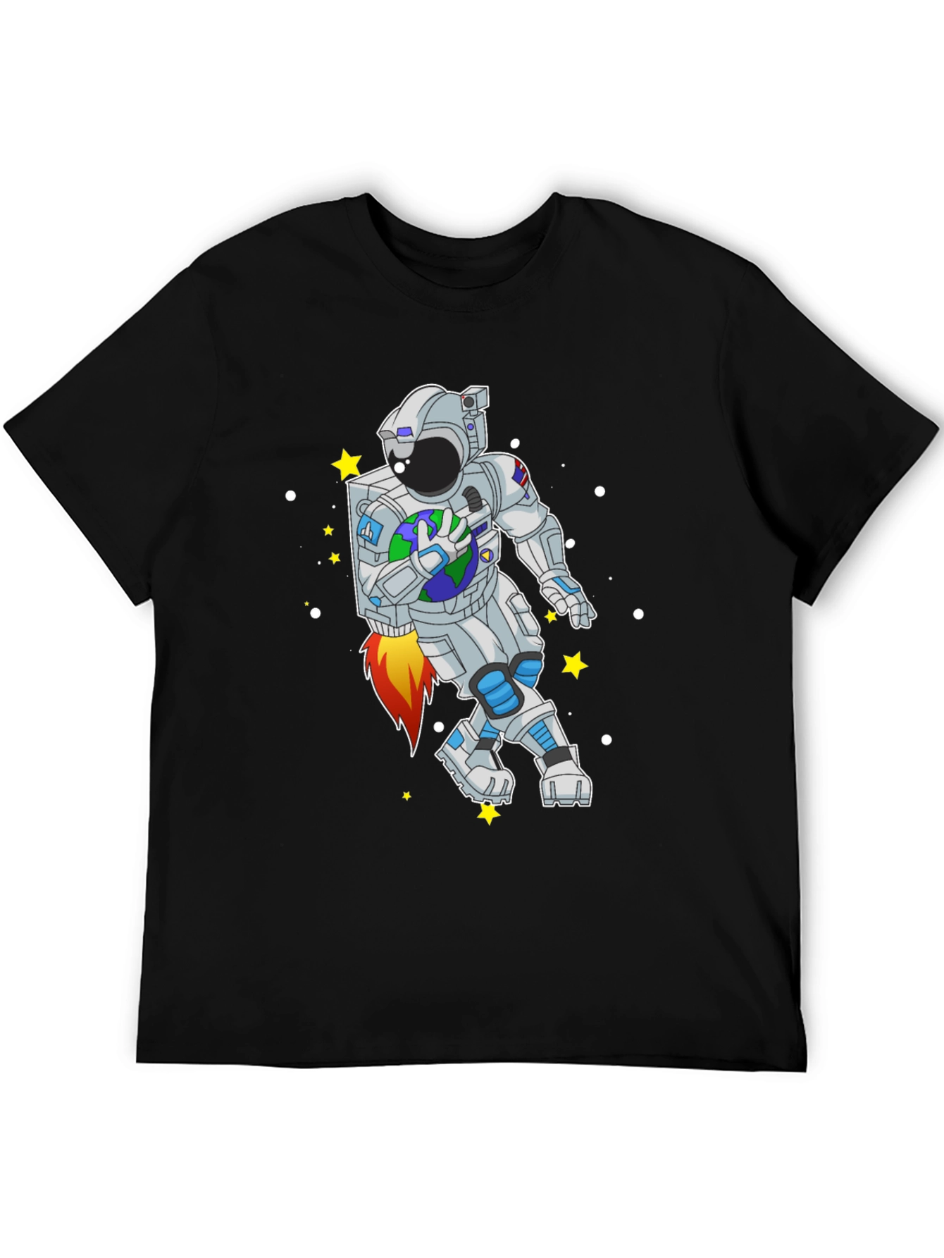 Astronaut Earth T-Shirt - Space Adventure Tee