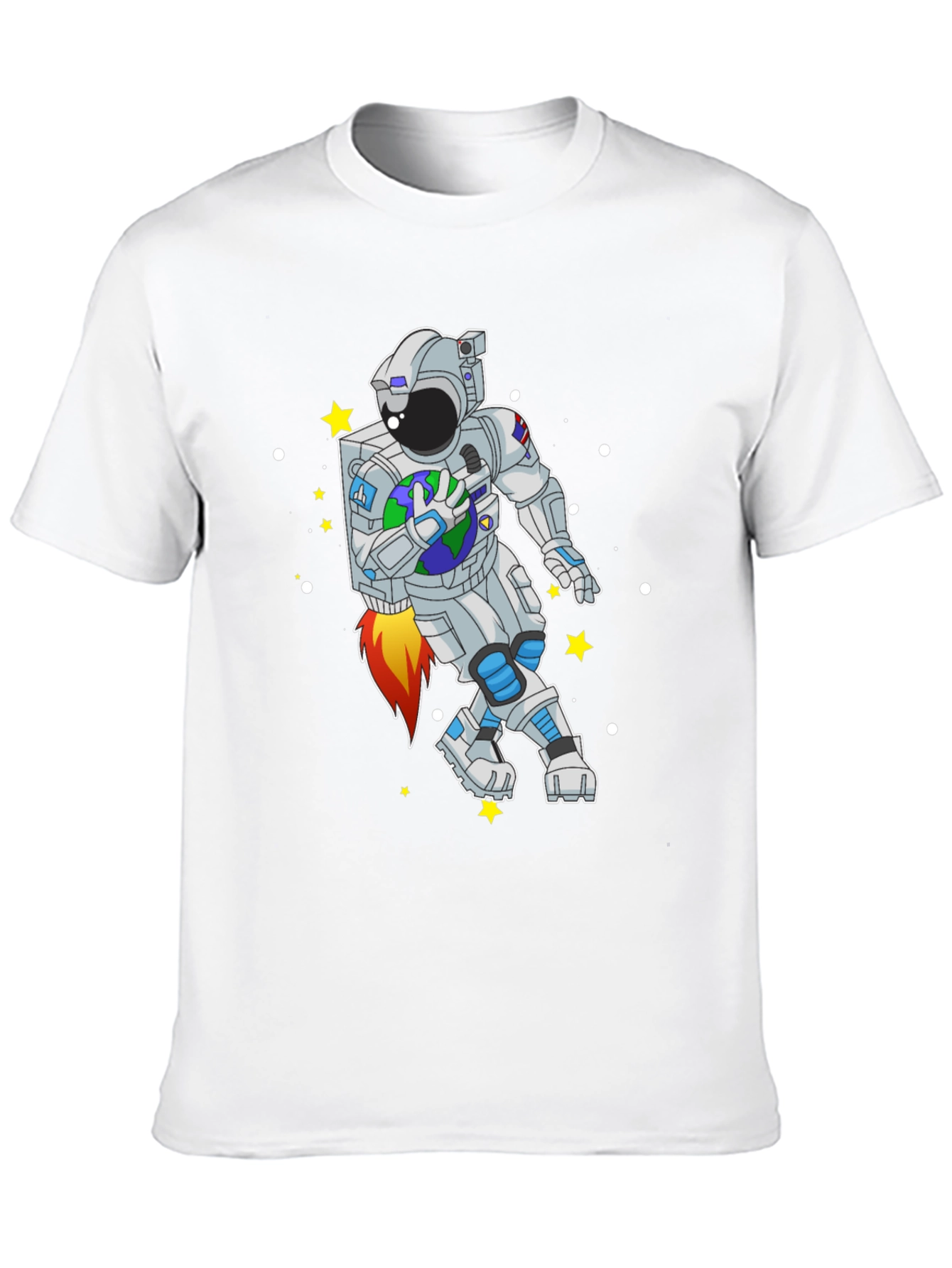 Astronaut Earth T-Shirt - Space Adventure Tee