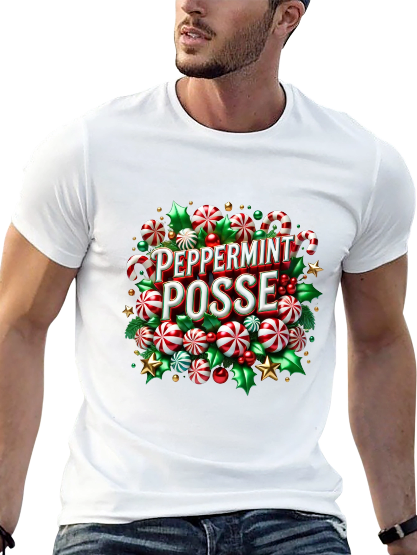 Peppermint Posse Holiday Graphic Tee