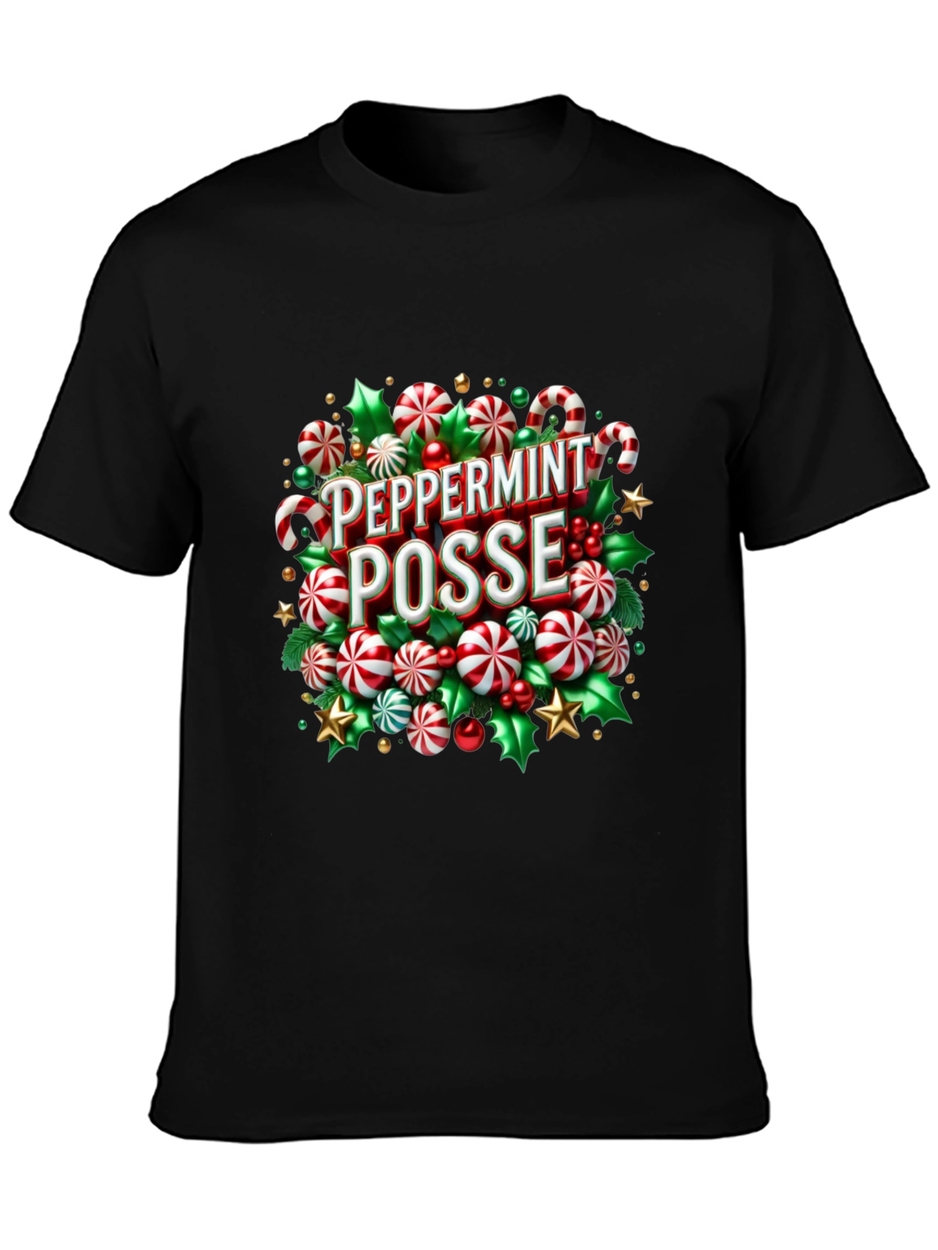 Peppermint Posse Holiday Graphic Tee
