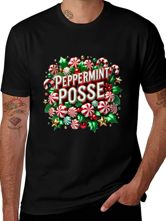 Peppermint Posse Holiday Graphic Tee
