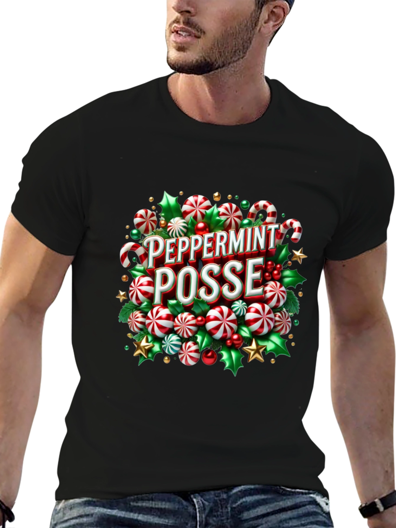 Peppermint Posse Holiday Graphic Tee