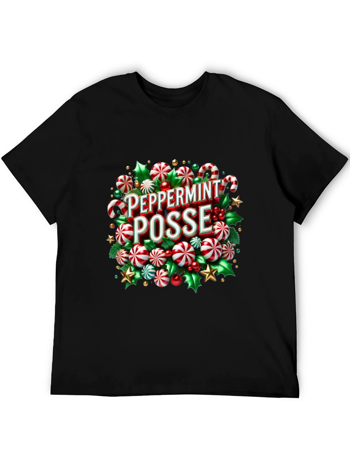 Peppermint Posse Holiday Graphic Tee