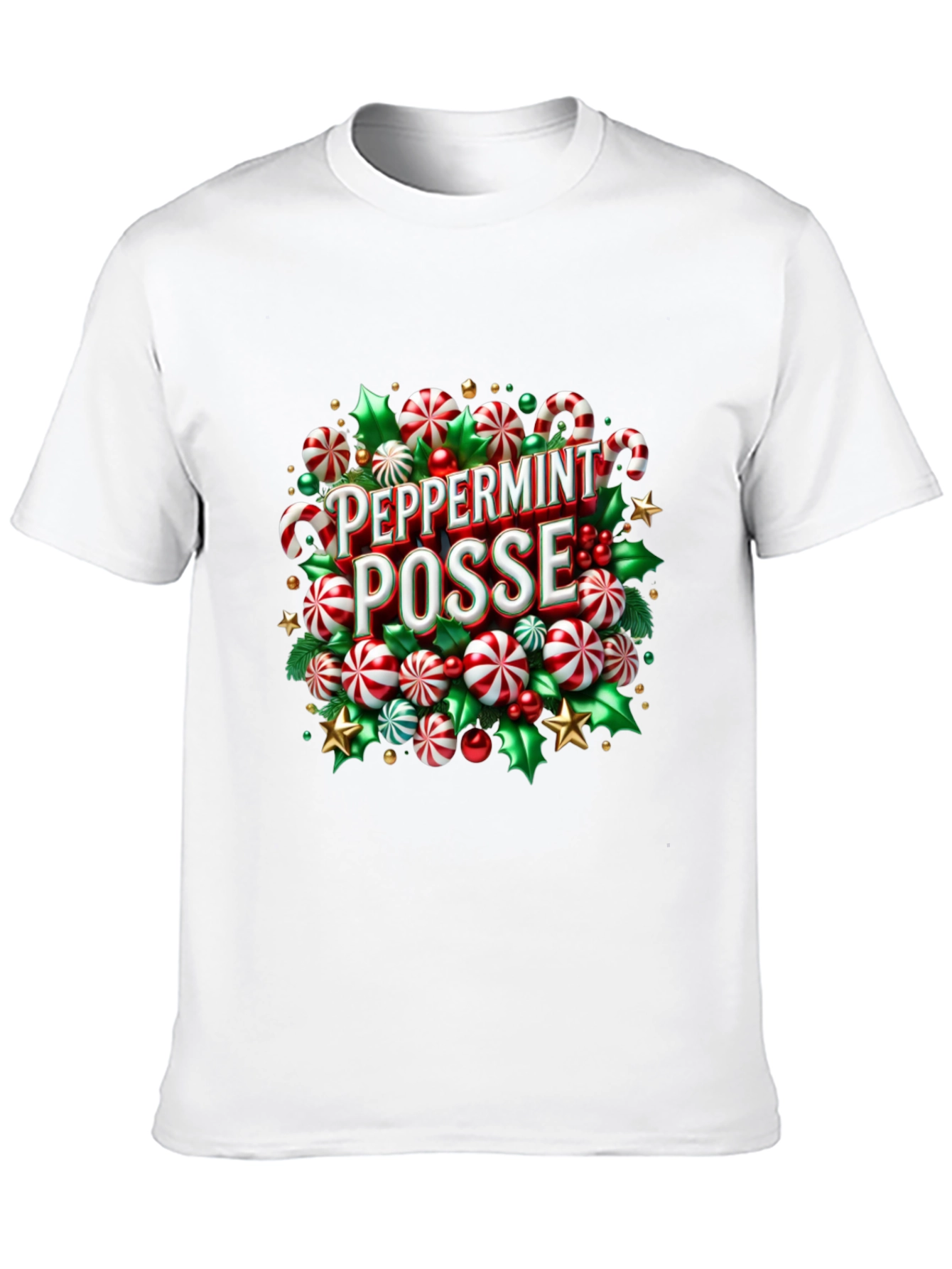 Peppermint Posse Holiday Graphic Tee