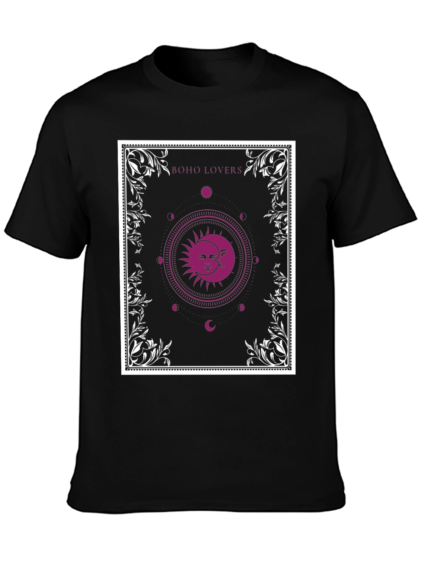 Boho Lovers Sun and Moon Graphic Tee