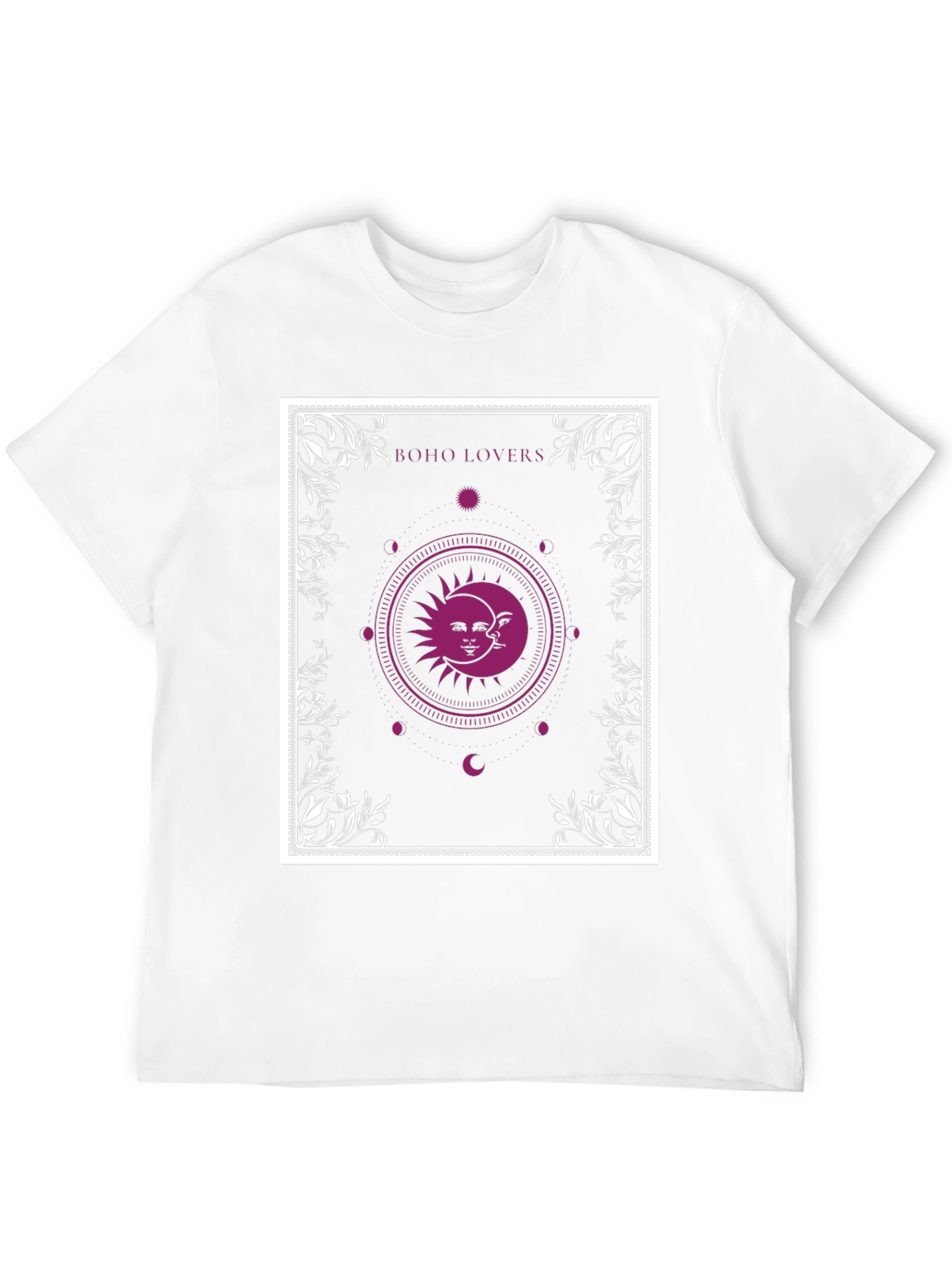 Boho Lovers Sun and Moon Graphic Tee