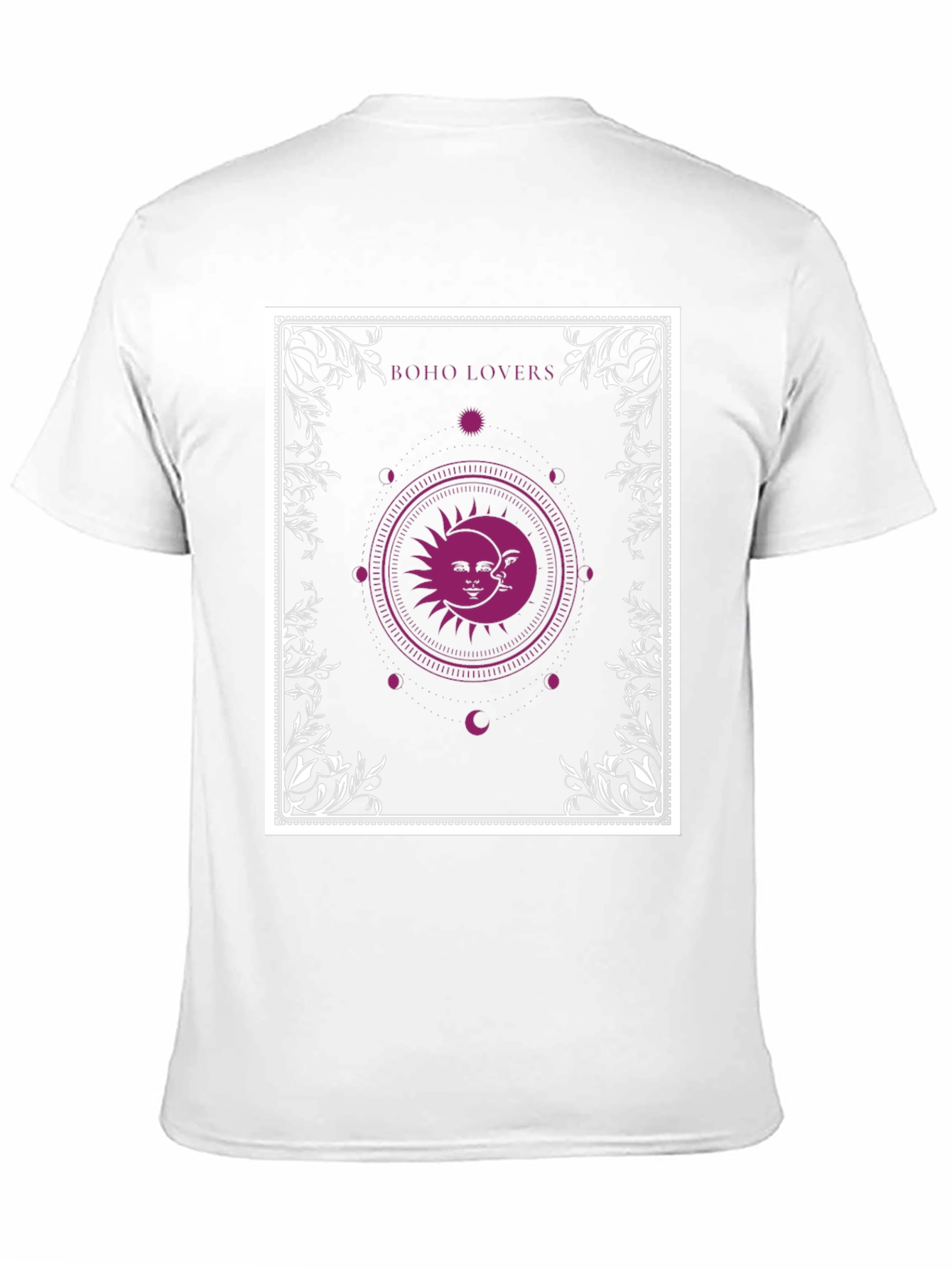 Boho Lovers Sun and Moon Graphic Tee
