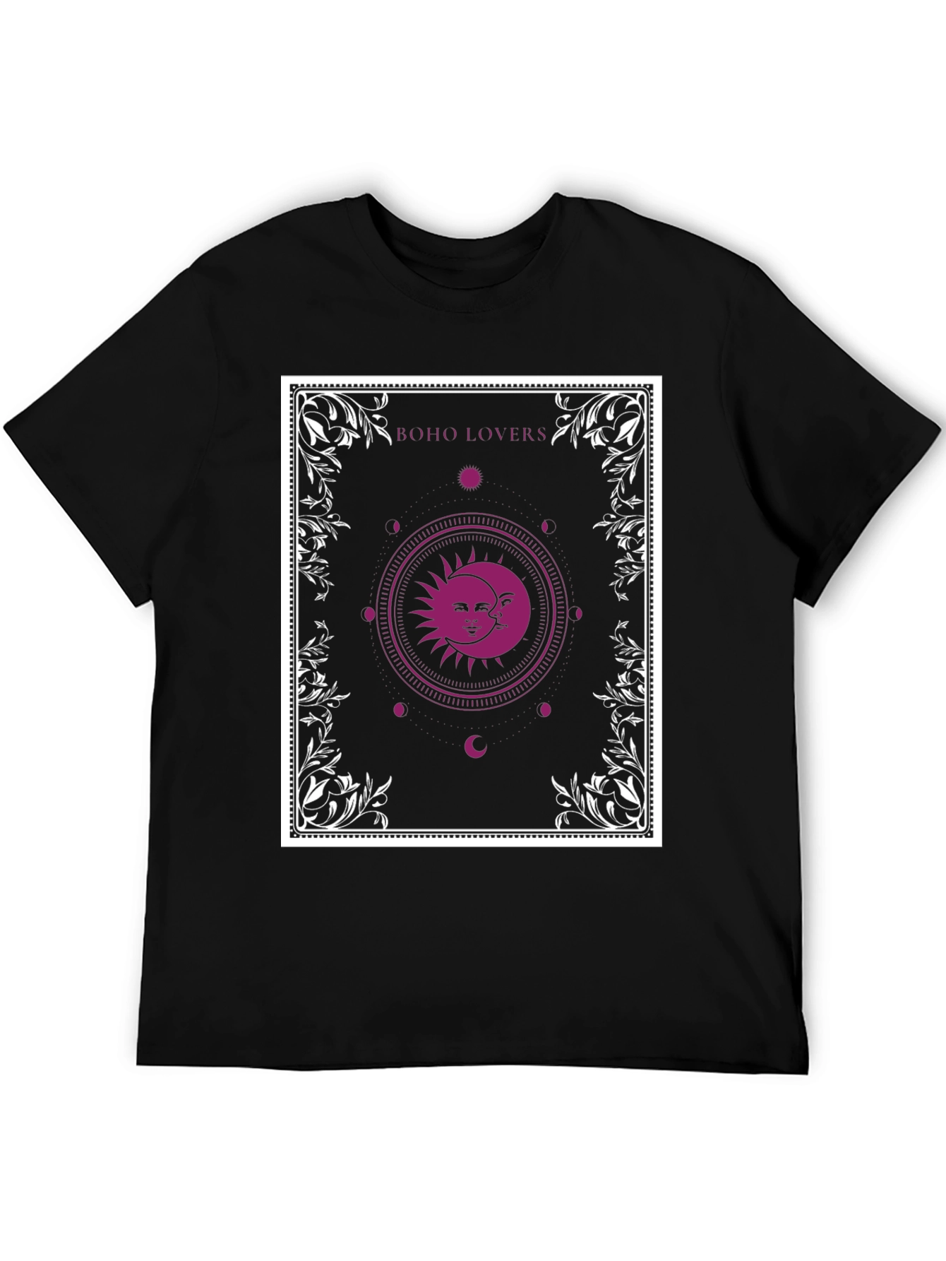 Boho Lovers Sun and Moon Graphic Tee