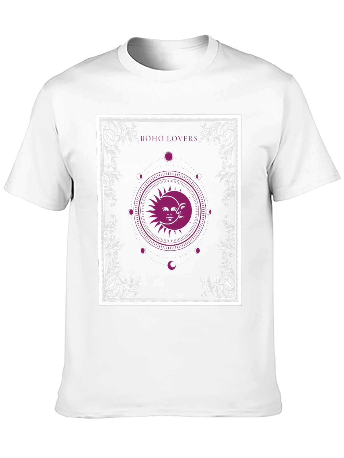 Boho Lovers Sun and Moon Graphic Tee