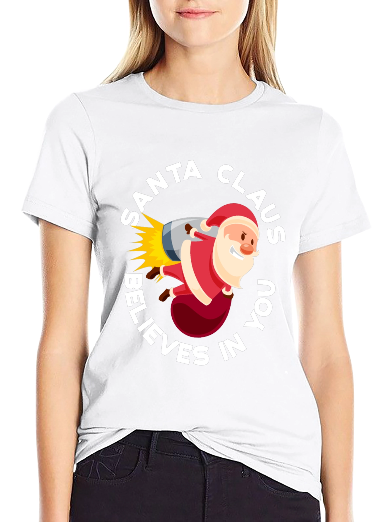 Santa Claus Believes In You T-Shirt