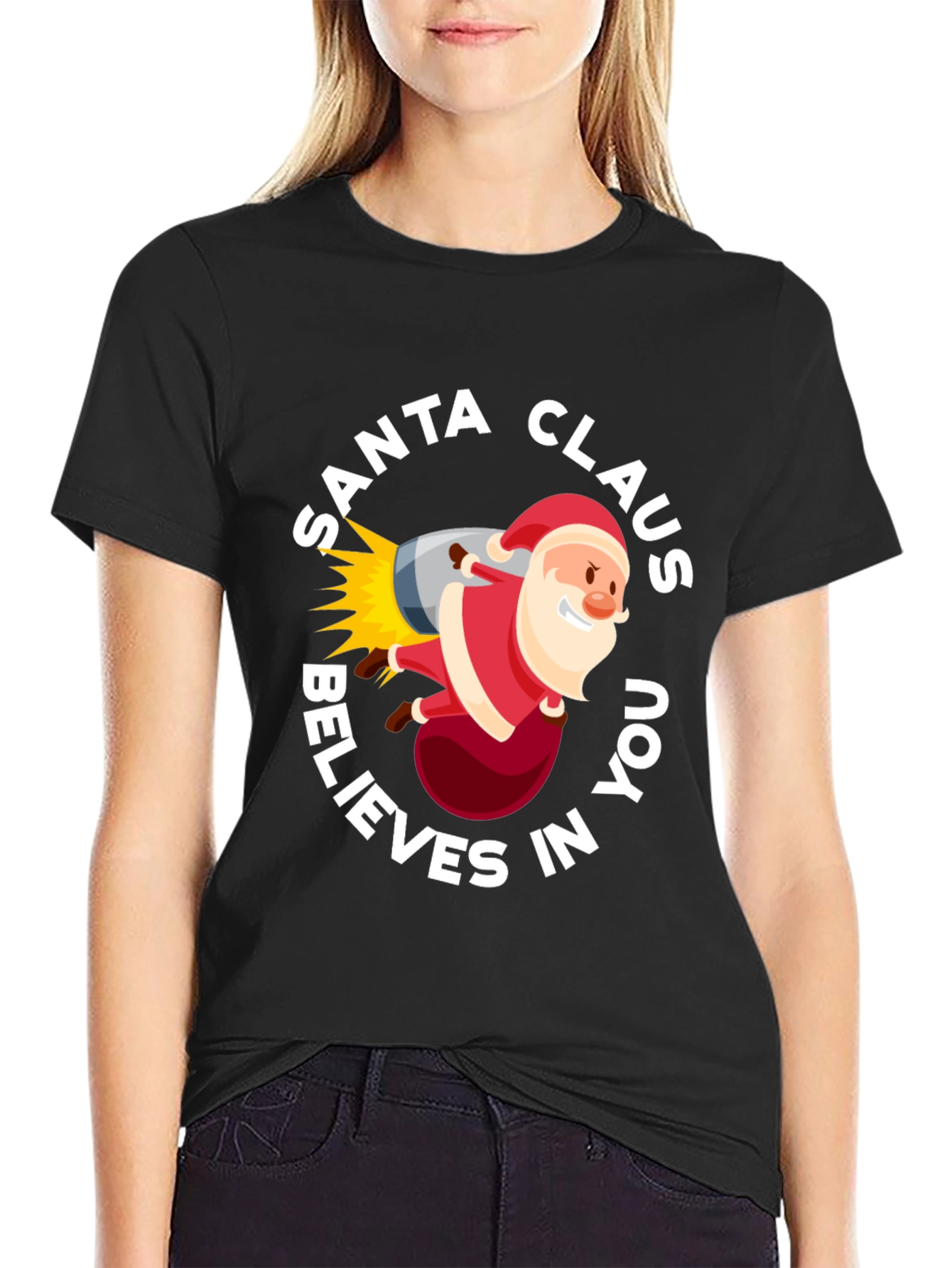 Santa Claus Believes In You T-Shirt