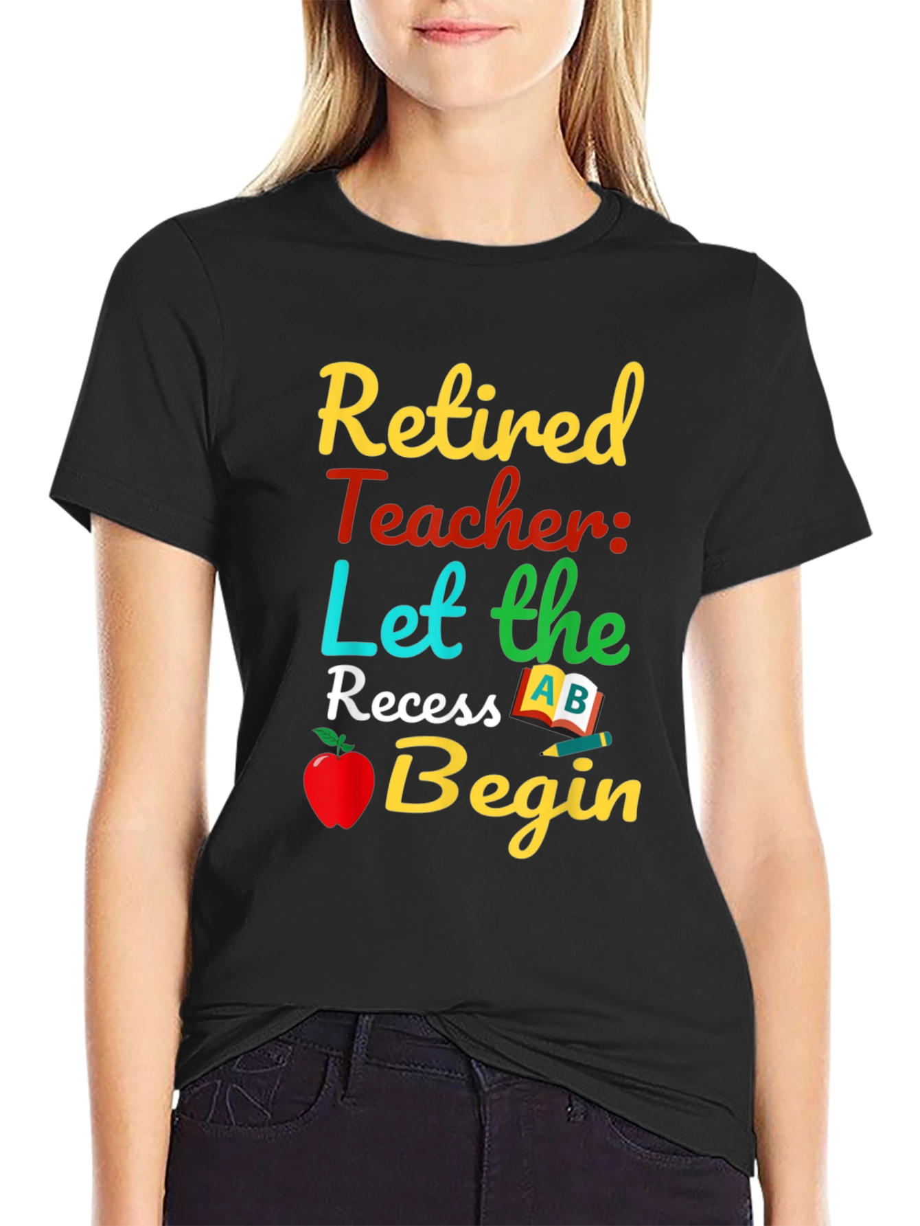 Retired Teacher Graphic T-Shirt