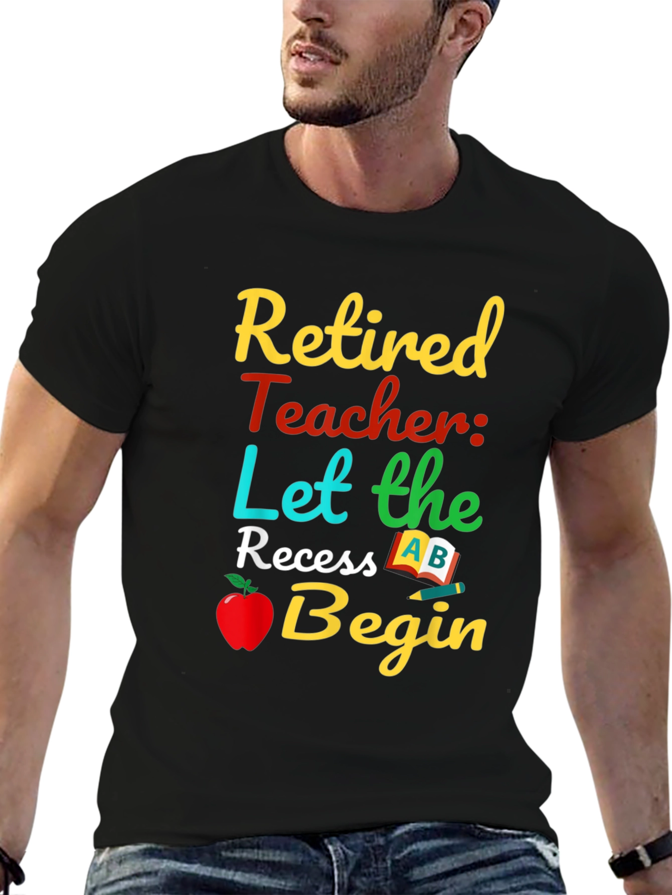 Retired Teacher Graphic T-Shirt