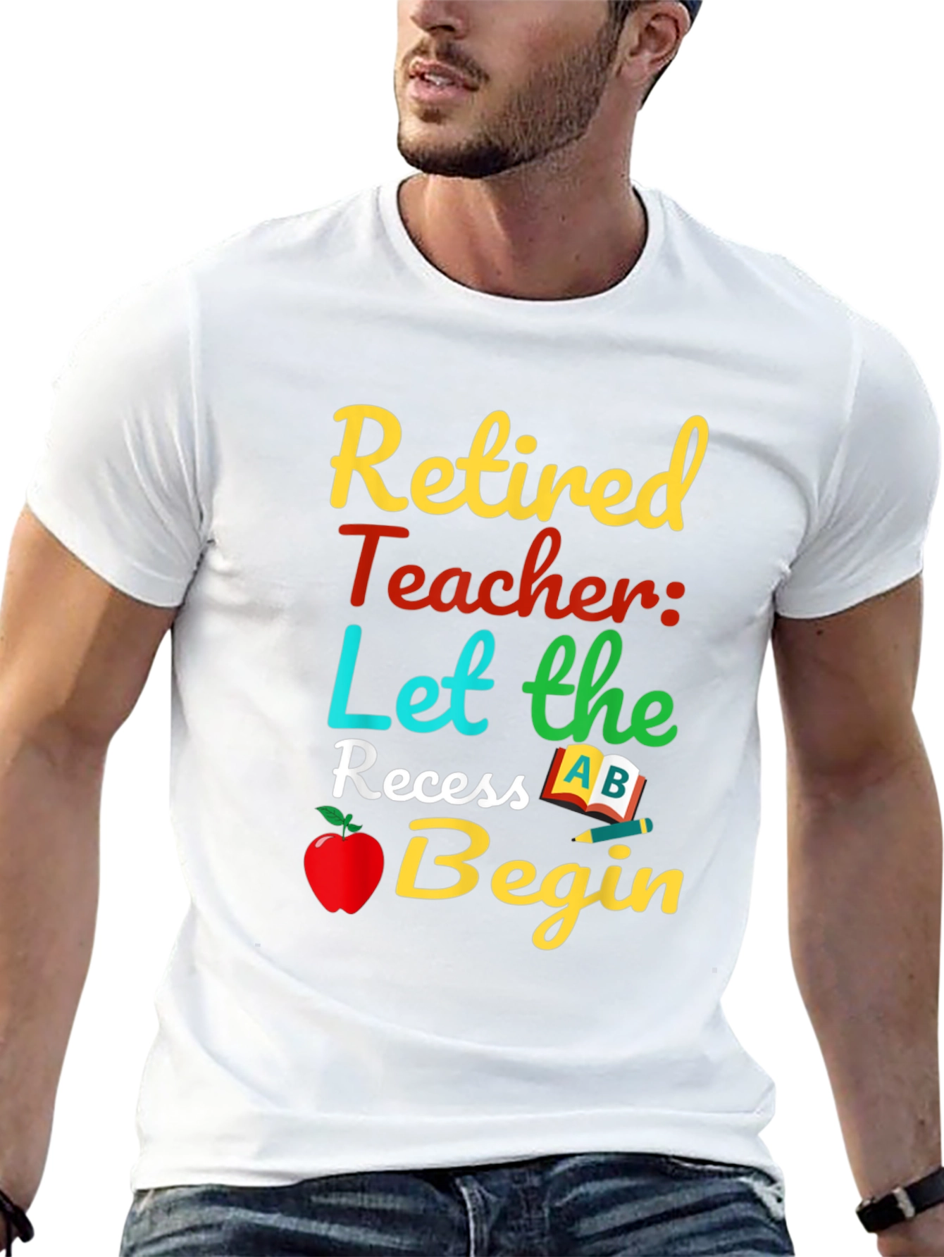 Retired Teacher Graphic T-Shirt