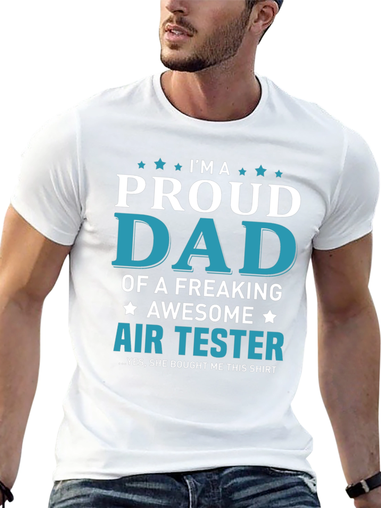 Proud Dad Air Tester Graphic Tee