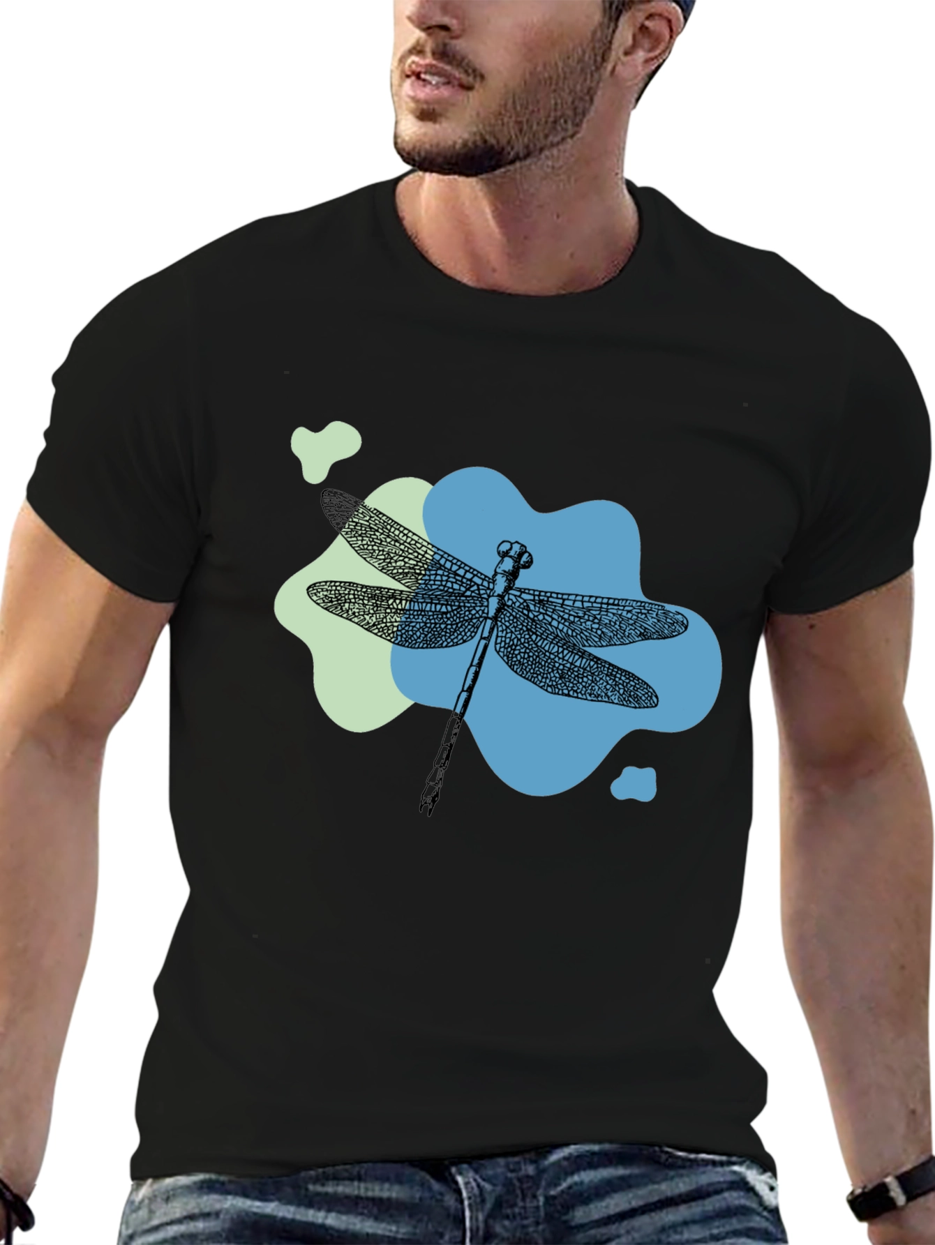 Dragonfly Graphic Tee - Trendy Style