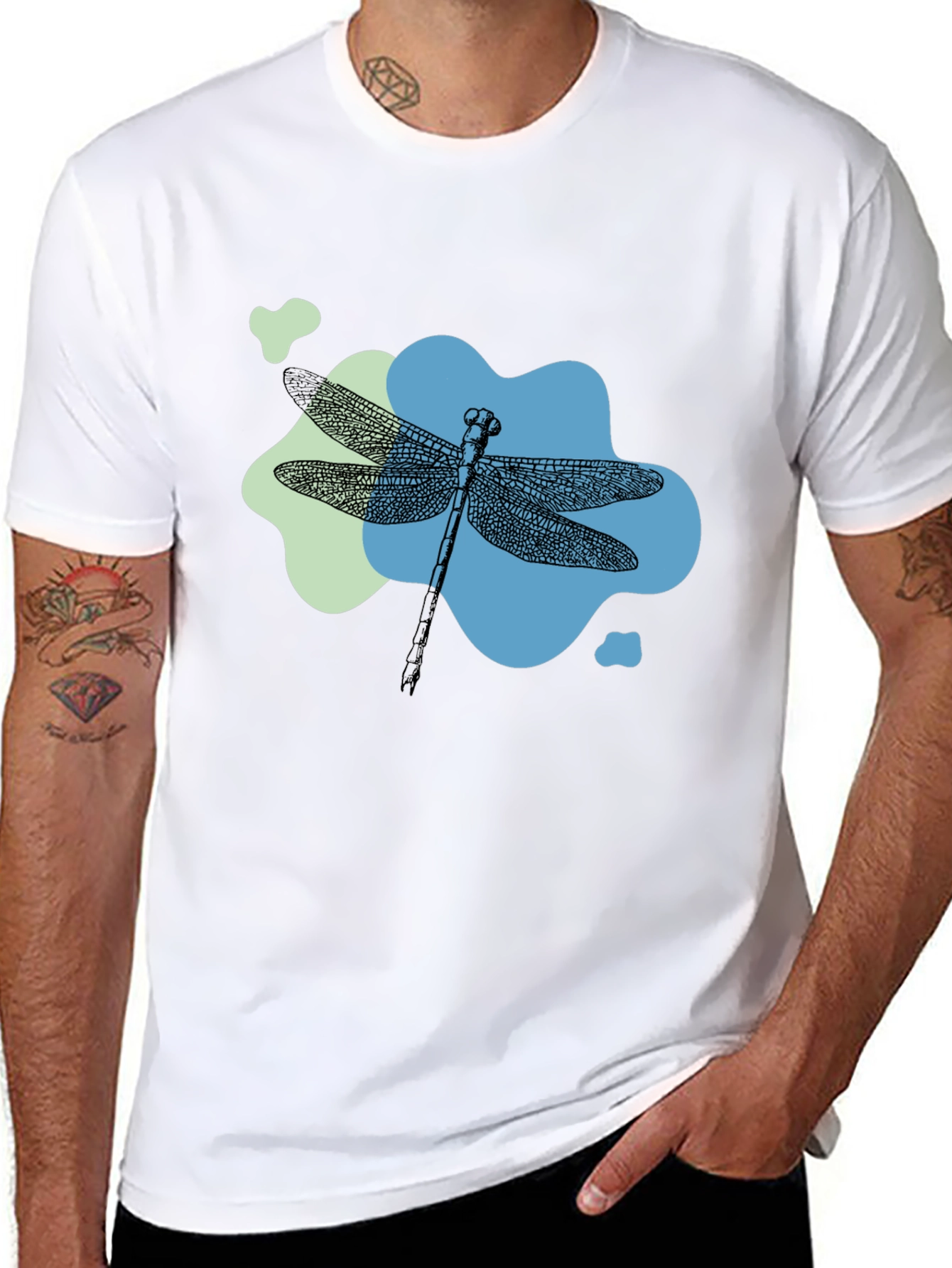 Dragonfly Graphic Tee - Trendy Style