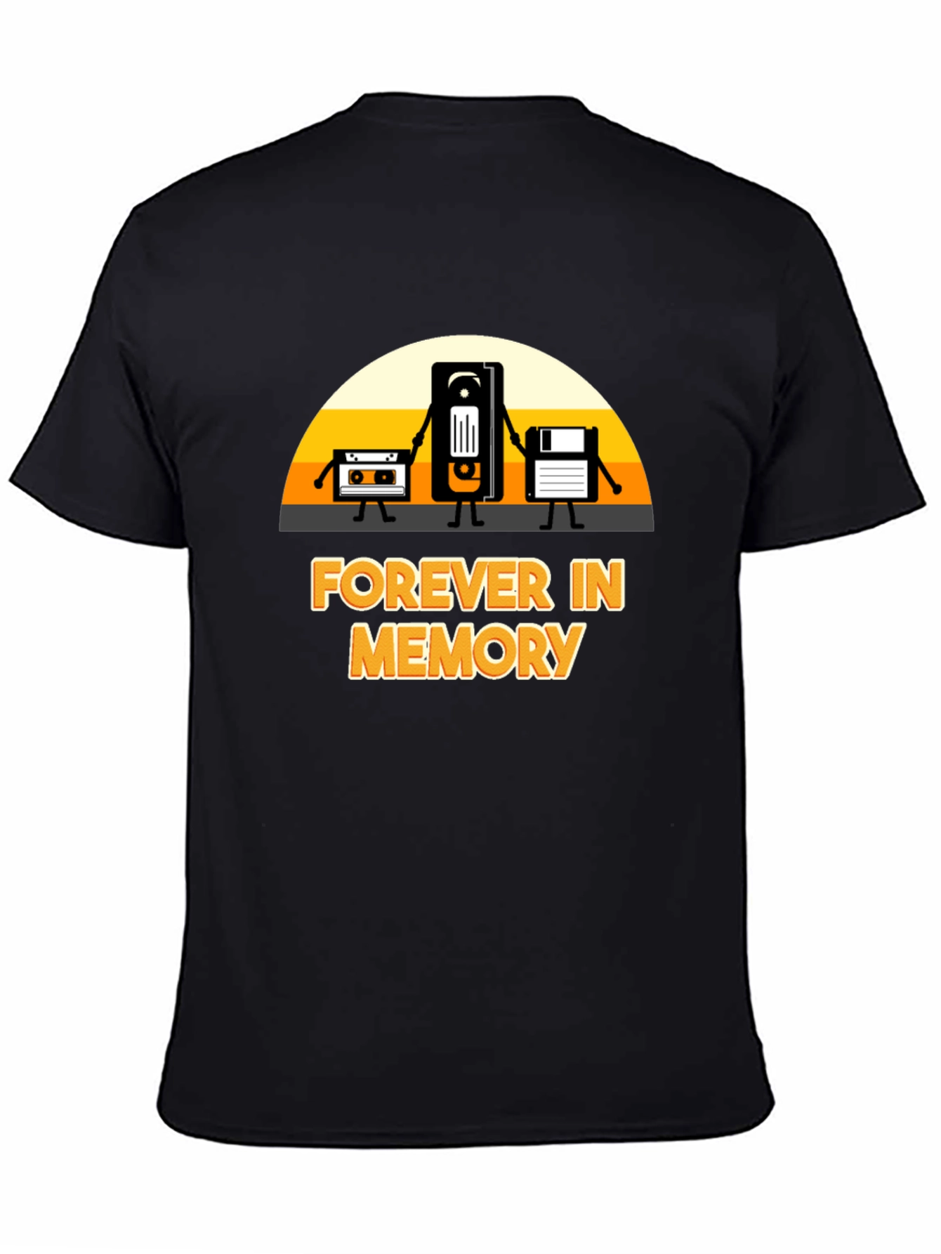 Forever in Memory T-Shirt: Retro Tech Design