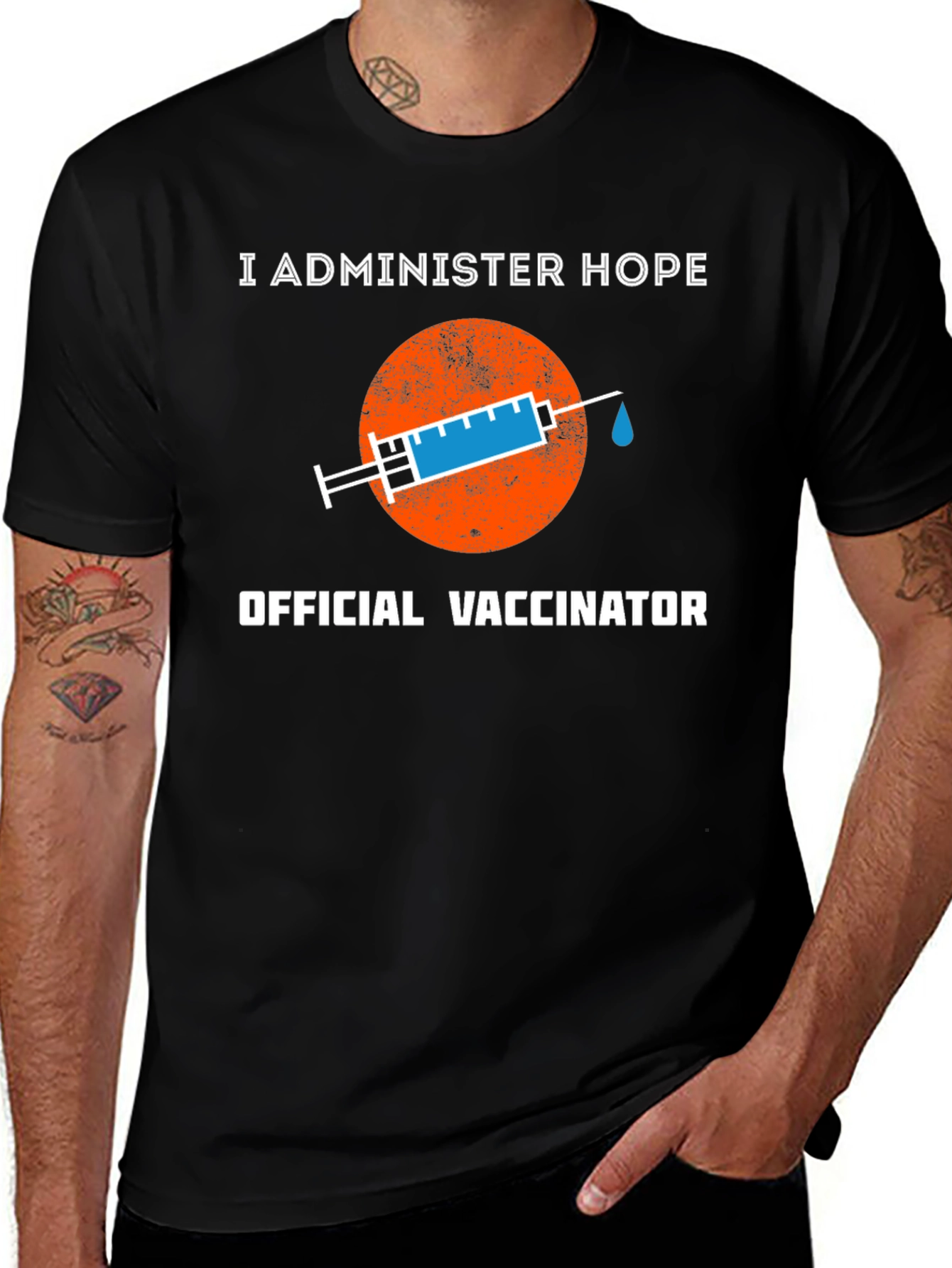 I Administer Hope Official Vaccinator T-Shirt