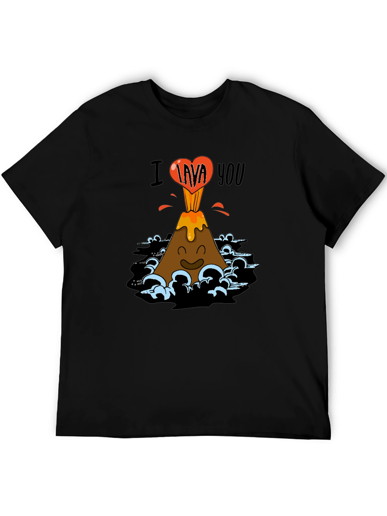 I Lava You Graphic Tee - Black T-Shirt