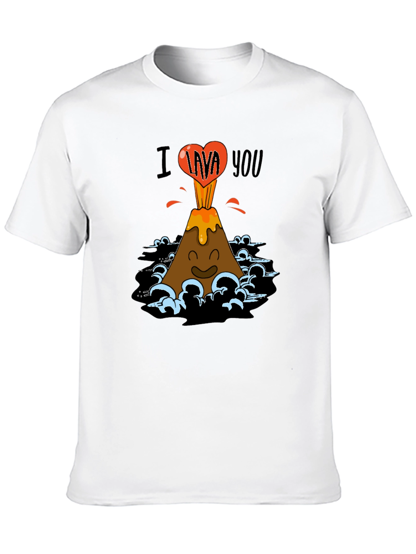I Lava You Graphic Tee - Black T-Shirt