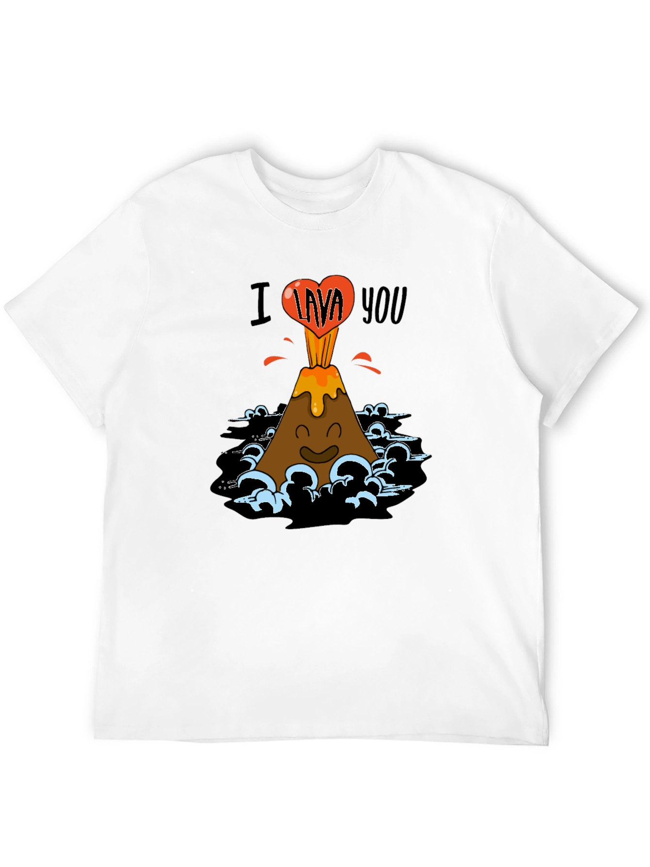 I Lava You Graphic Tee - Black T-Shirt