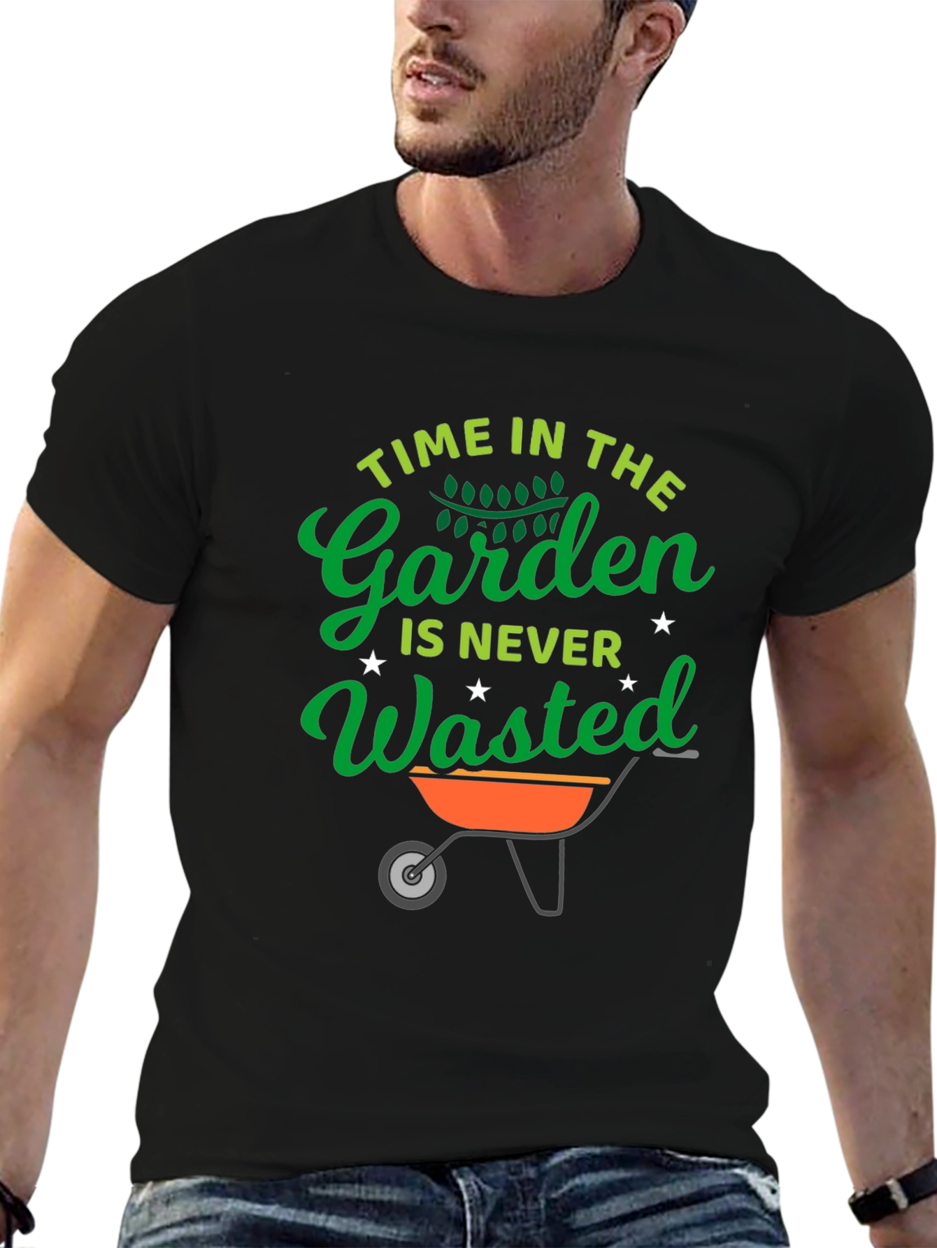 Gardening T-Shirt - Time in the Garden Never Wasted