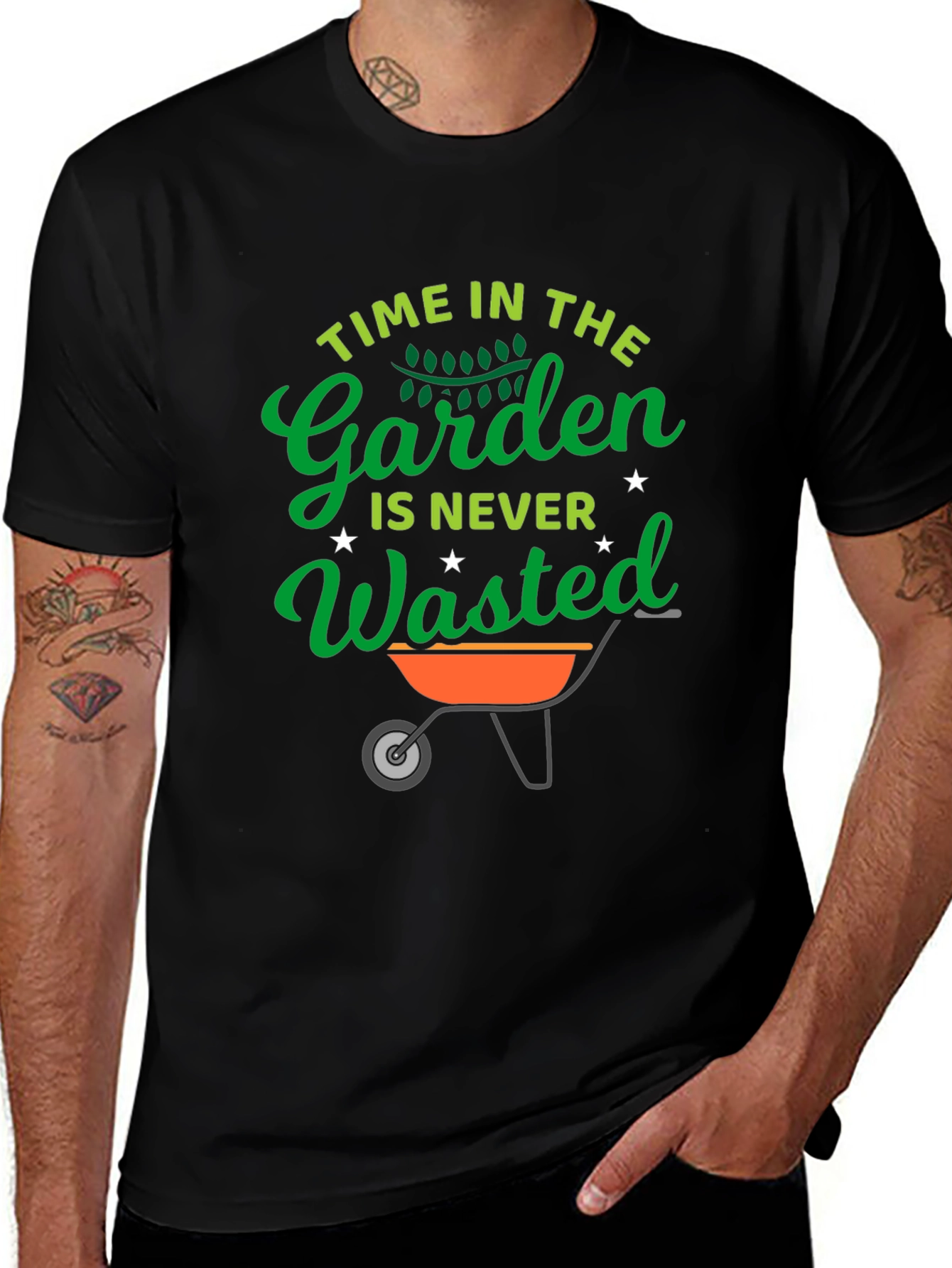Gardening T-Shirt - Time in the Garden Never Wasted