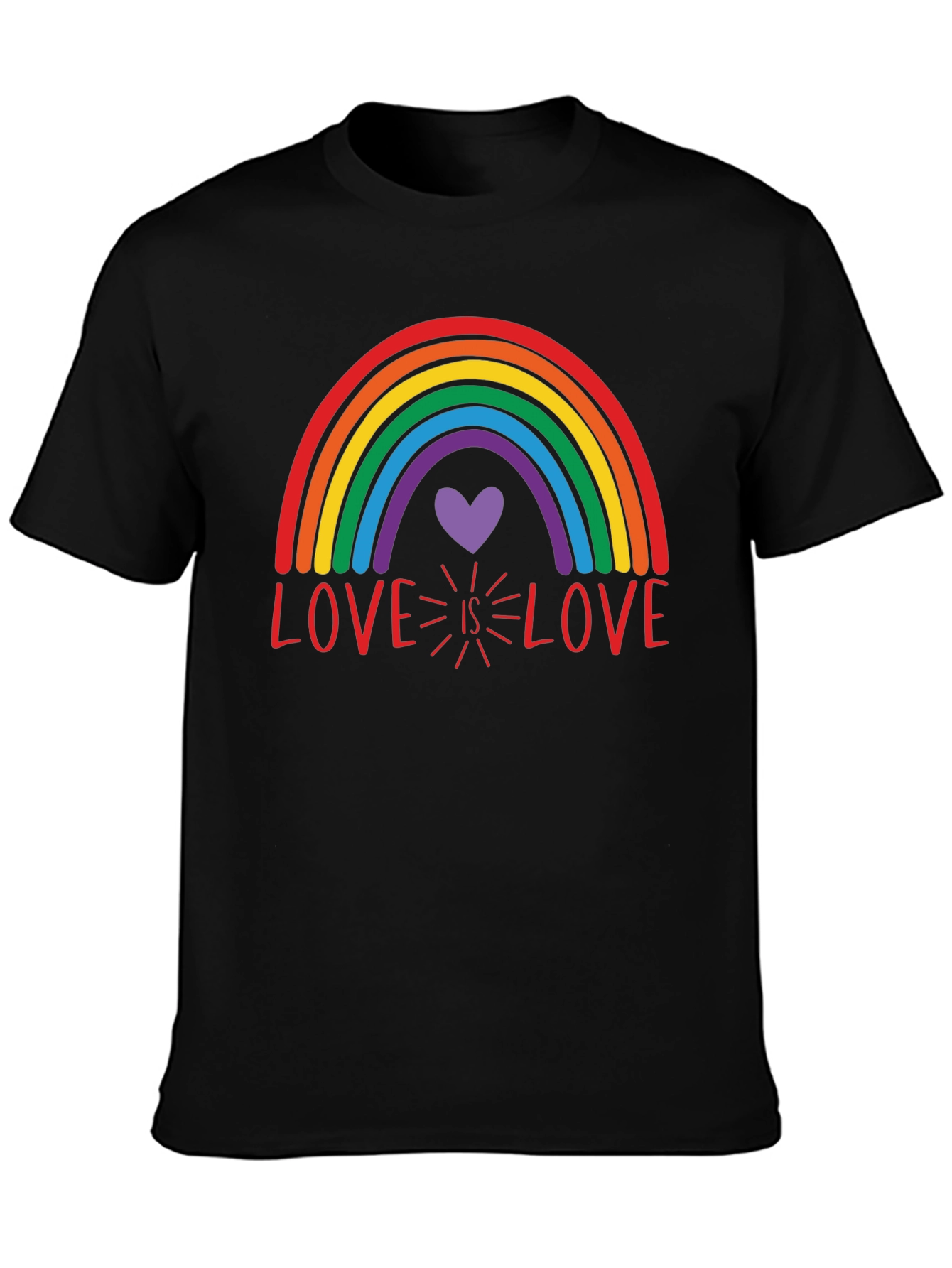 Love Is Love Rainbow Graphic Tee - Pride Shirt