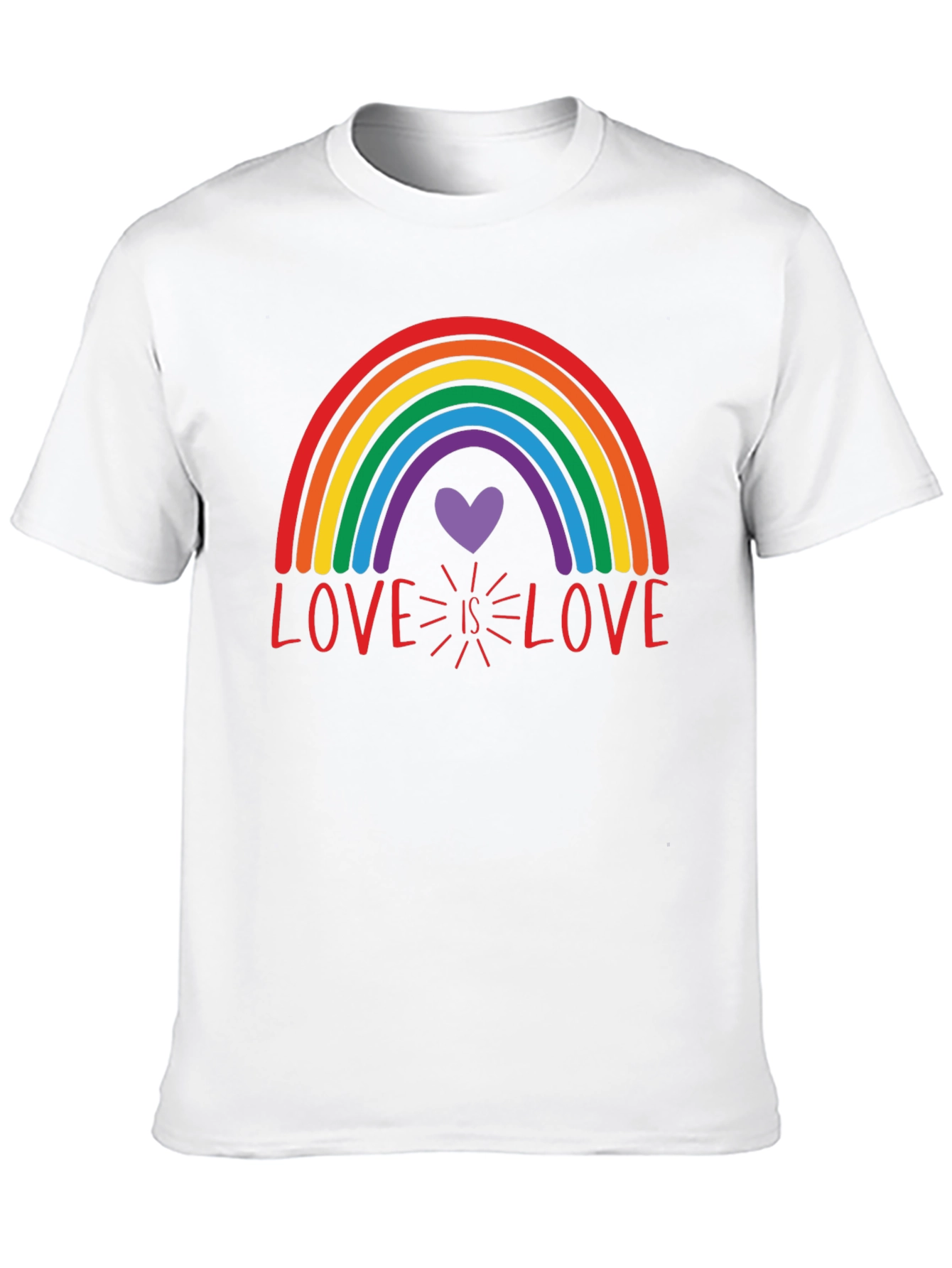 Love Is Love Rainbow Graphic Tee - Pride Shirt