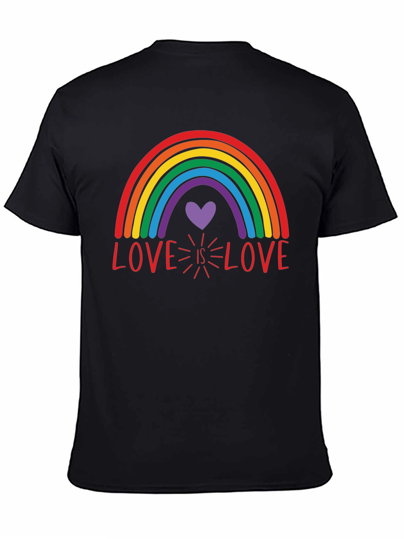 Love Is Love Rainbow Graphic Tee - Pride Shirt