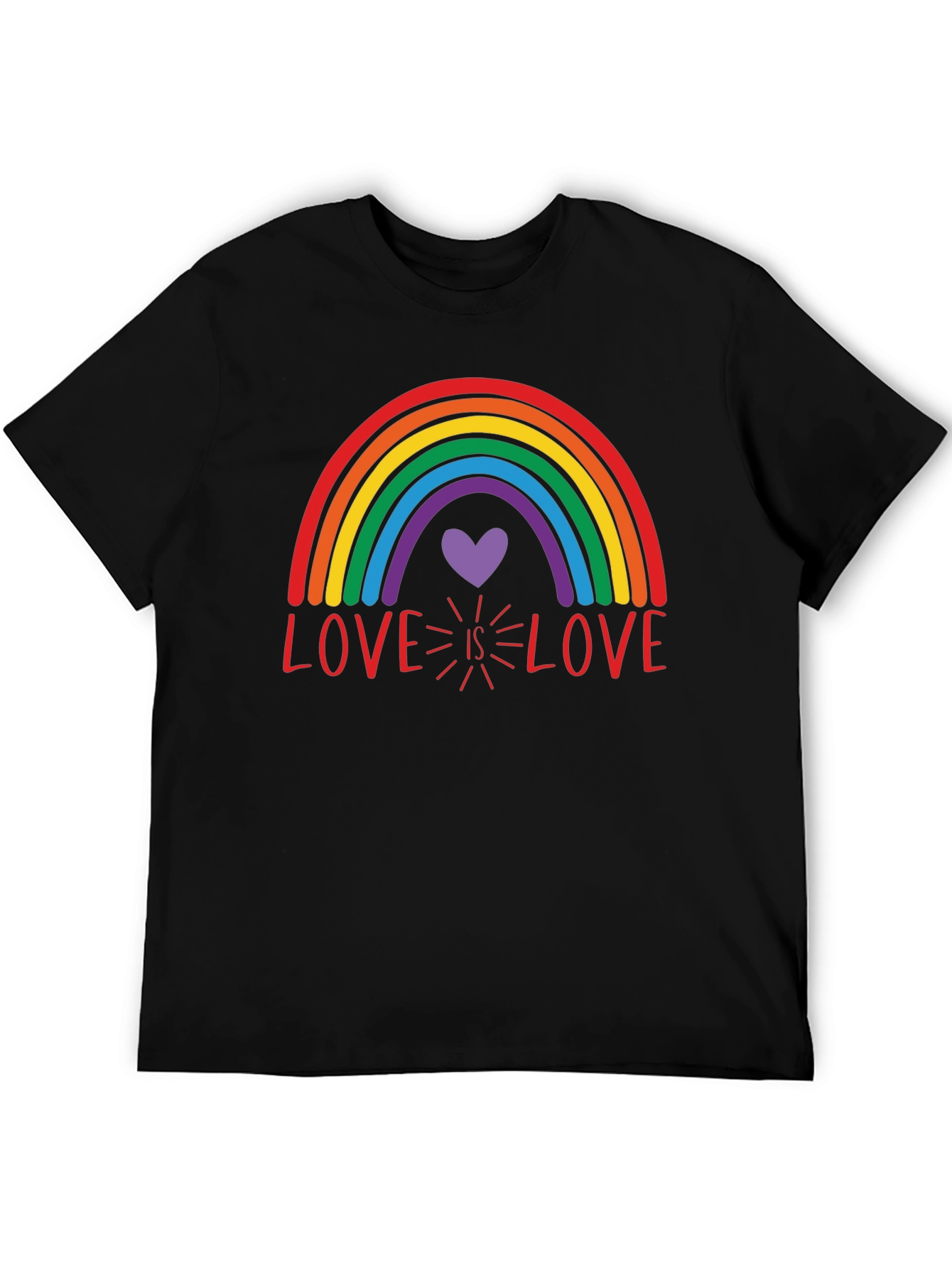 Love Is Love Rainbow Graphic Tee - Pride Shirt