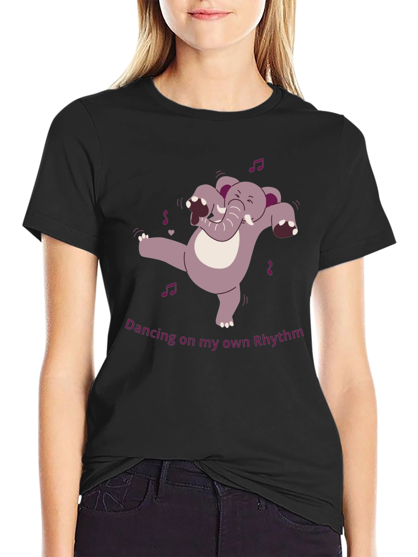 Dancing Elephant Graphic Tee - Own Rhythm