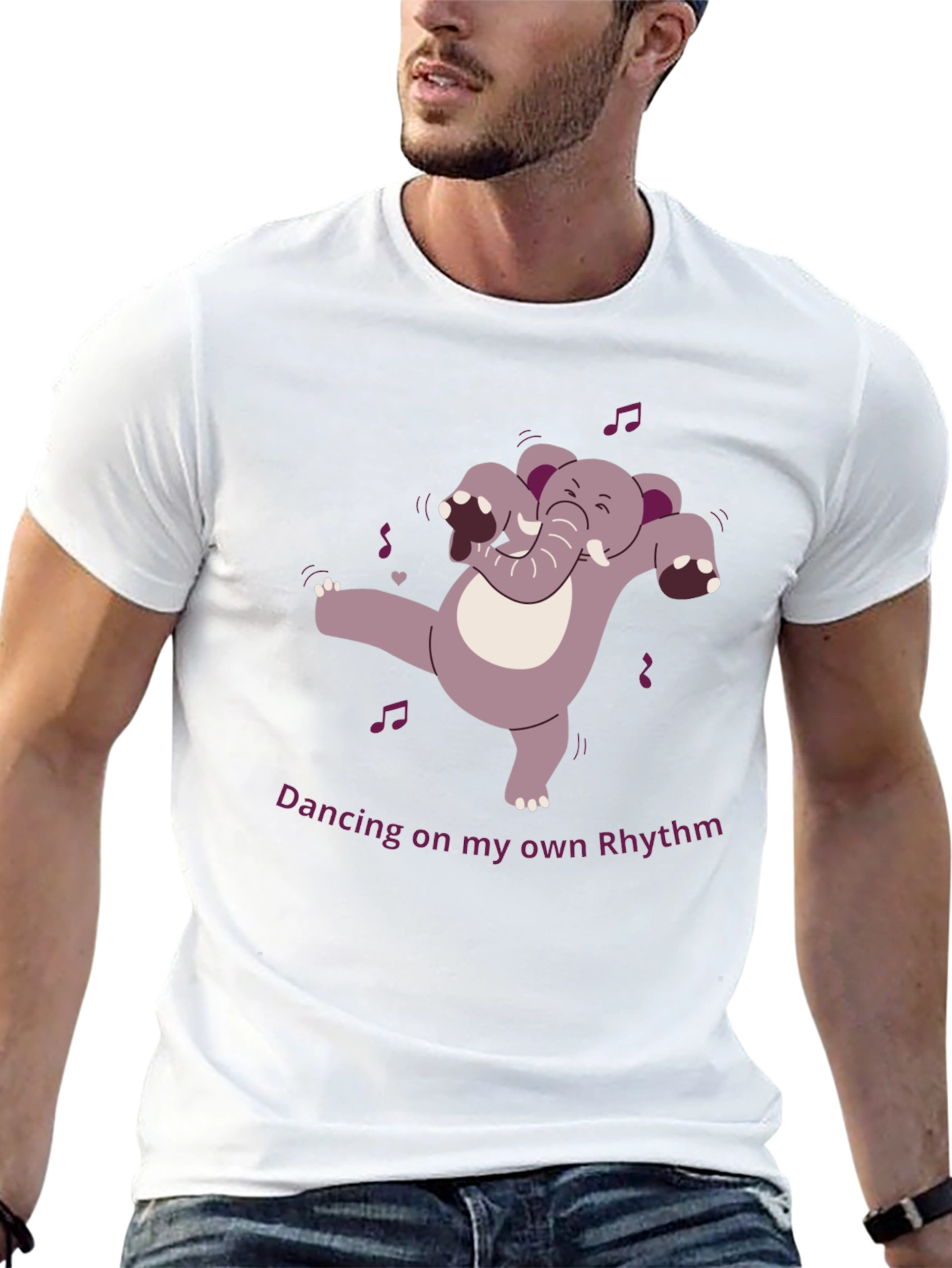 Dancing Elephant Graphic Tee - Own Rhythm
