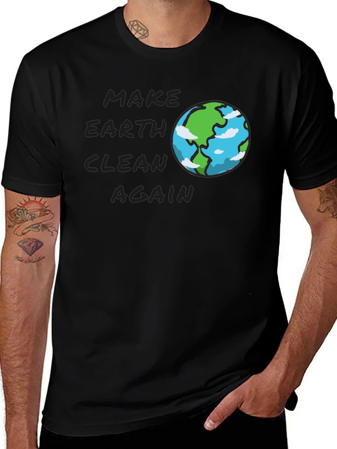 Make Earth Clean Again Graphic T-Shirt