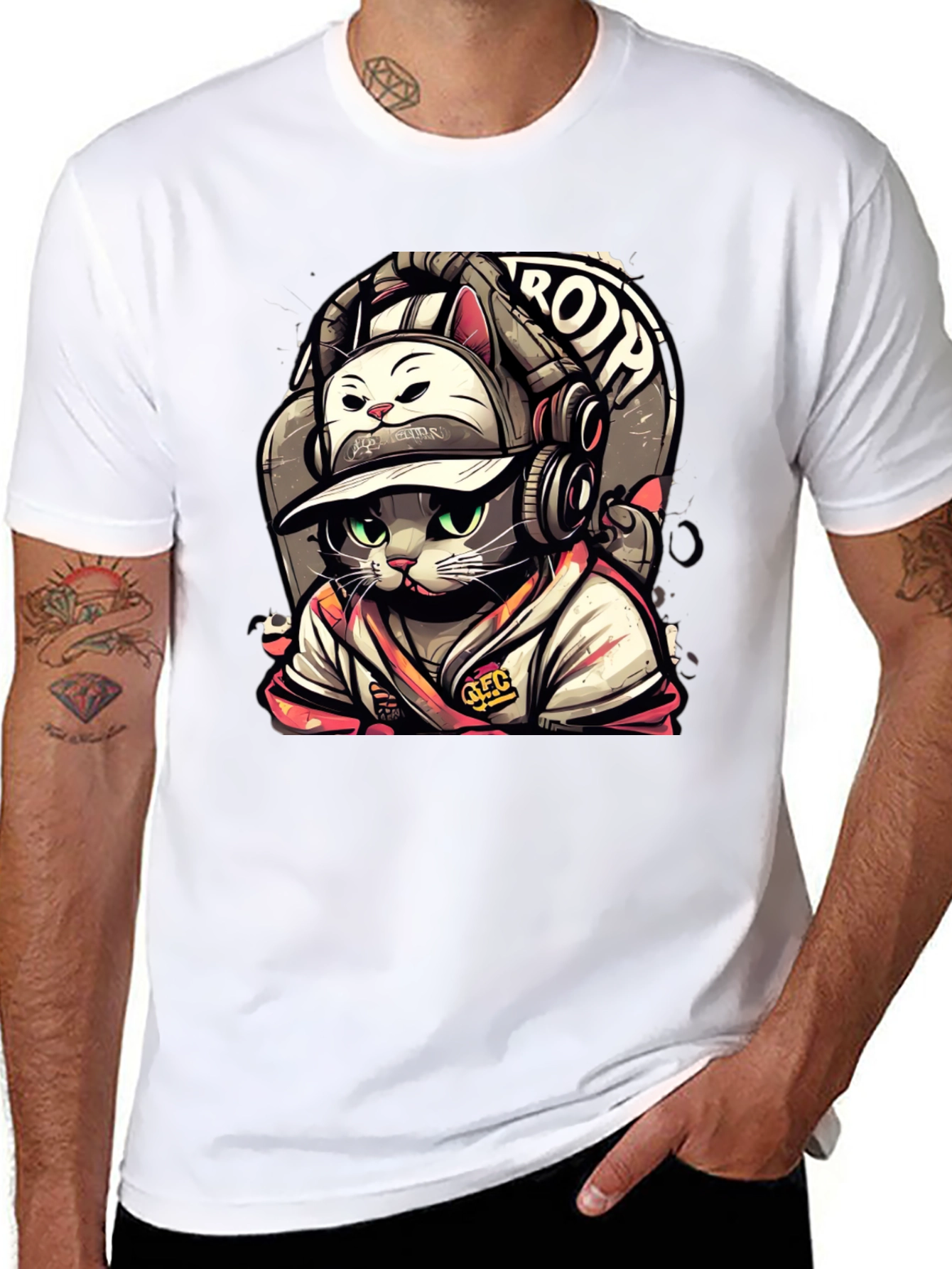 Cool Cat DJ T-Shirt