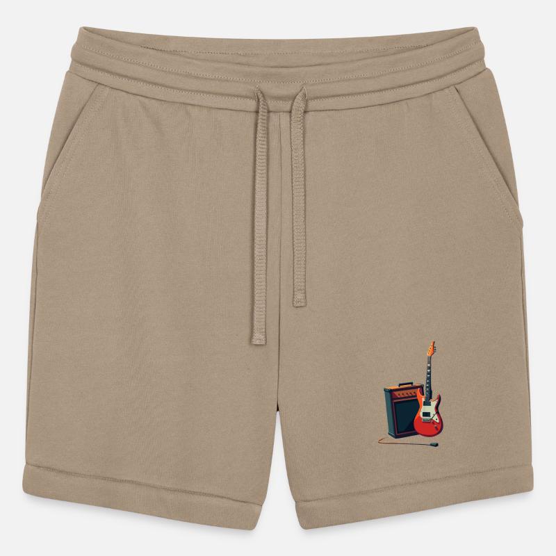 Electric Guitar and Amp Illustration