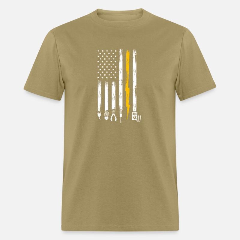 Electrician Us Flag Tools For Electricians