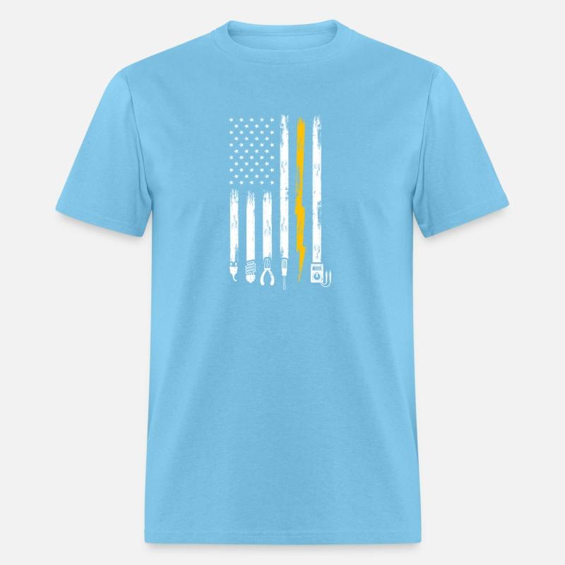 Electrician Us Flag Tools For Electricians